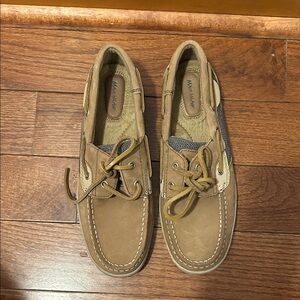 Women's Tan Boat Shoes